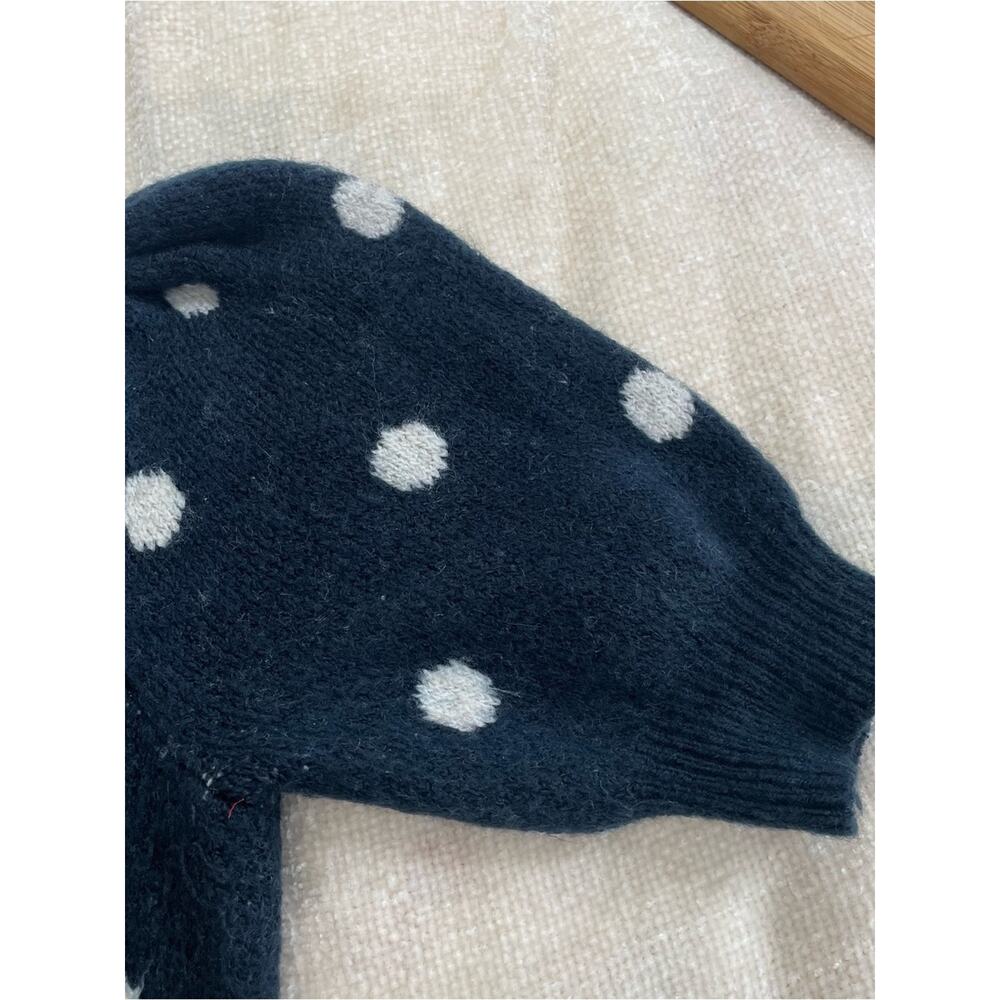Abercrombie & Fitch Women Navy and White Knit Sweater Label Detail size xs - Picture 10 of 10